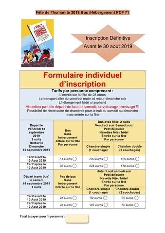 bulletin dinscription 3