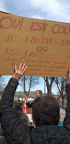 manif cluny ATTAC