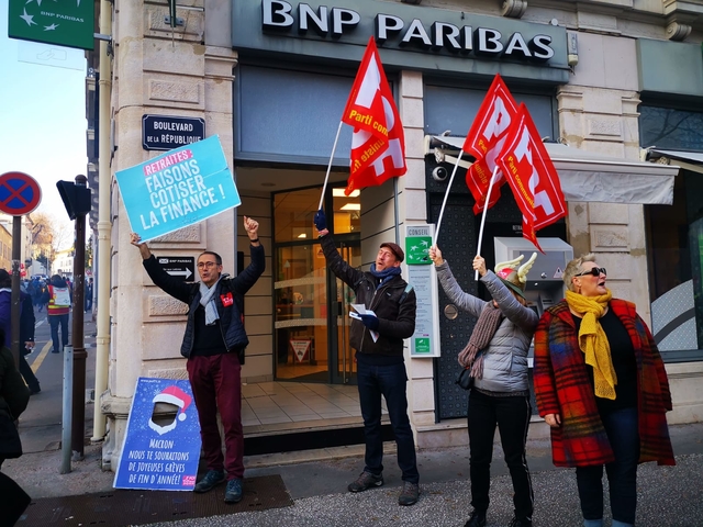 manifestation retraite chalon le 10 décembre 2019