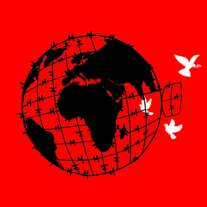 logo partisan.e de la paix